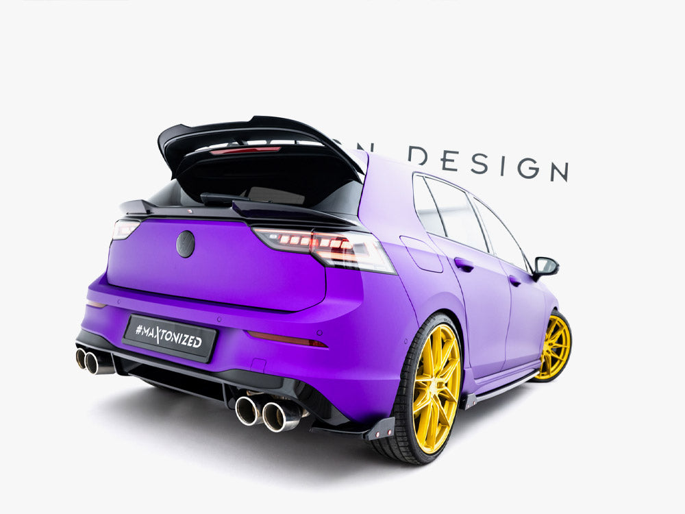 Rear Side Splitters V.2 + Flaps Volkswagen Golf R Mk8 Facelift