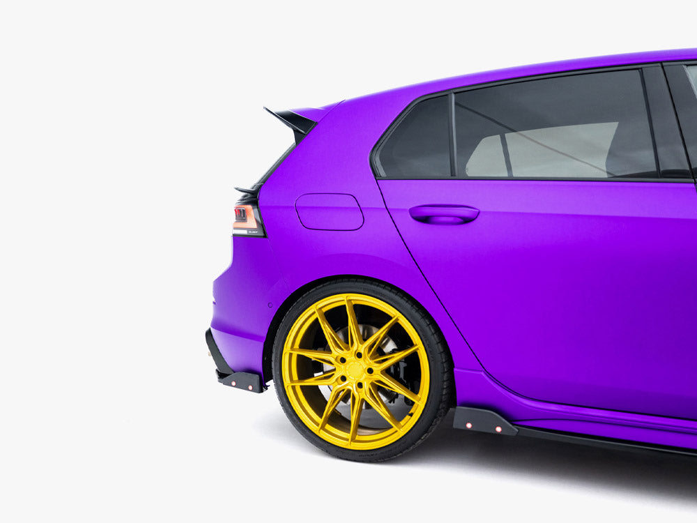 Rear Side Splitters V.6 + Flaps Volkswagen Golf R Mk8 Facelift