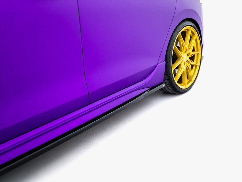 Side Skirts Diffusers V.1 Volkswagen Golf R Mk8 Facelift