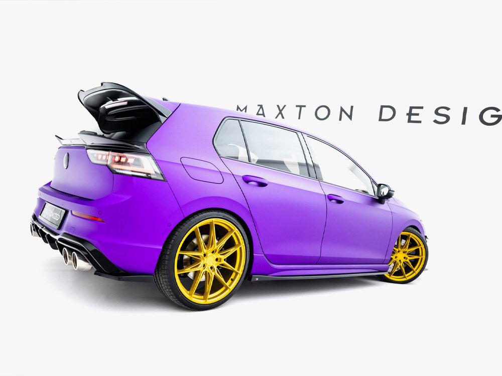 Side Skirts Diffusers V.2 Volkswagen Golf R Mk8 Facelift