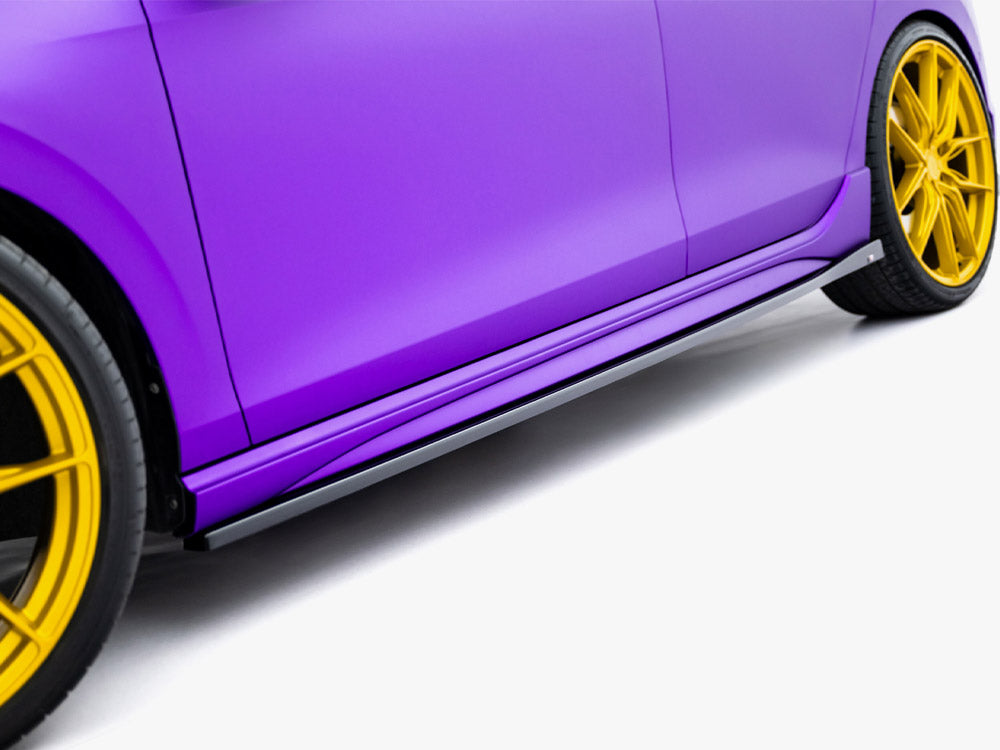 Side Skirts Diffusers V.2 Volkswagen Golf R Mk8 Facelift