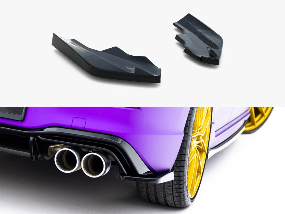 Rear Side Splitters V.6 Volkswagen Golf R Mk8 Facelift