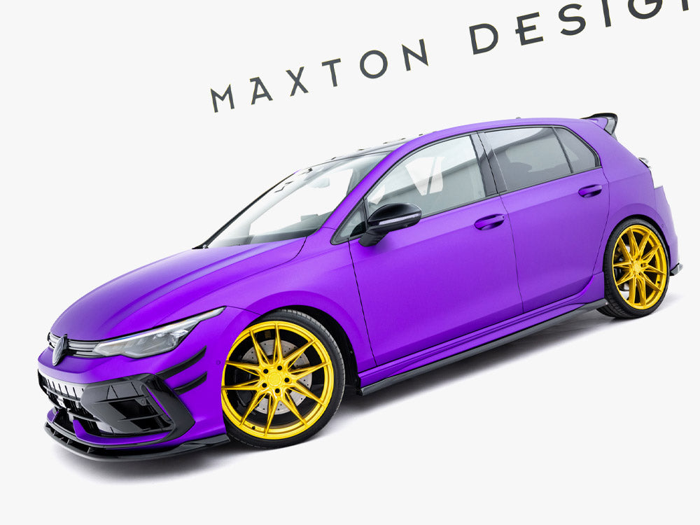 Side Skirts Diffusers V.5 Volkswagen Golf R Mk8 / Mk8 Facelift