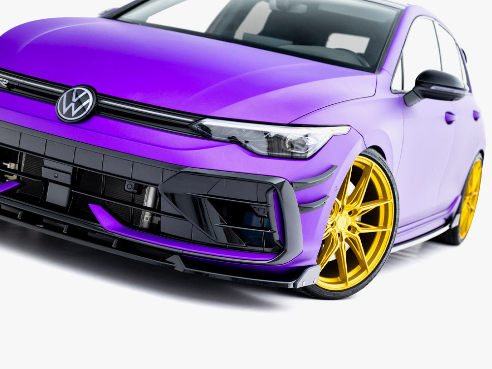 Front Splitter V.3 + Flaps Volkswagen Golf R Mk8 Facelift