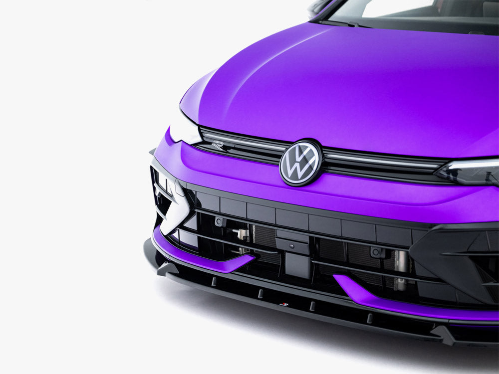 Front Splitter V.3 + Flaps Volkswagen Golf R Mk8 Facelift