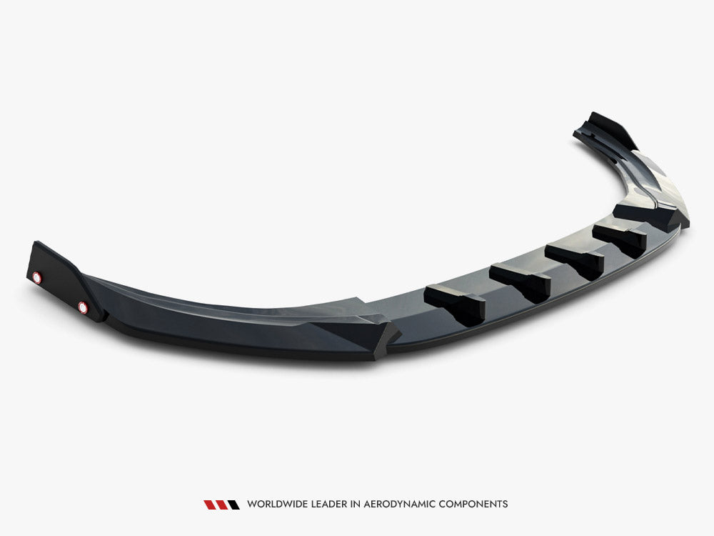 Front Splitter V.3 + Flaps Volkswagen Golf R Mk8 Facelift