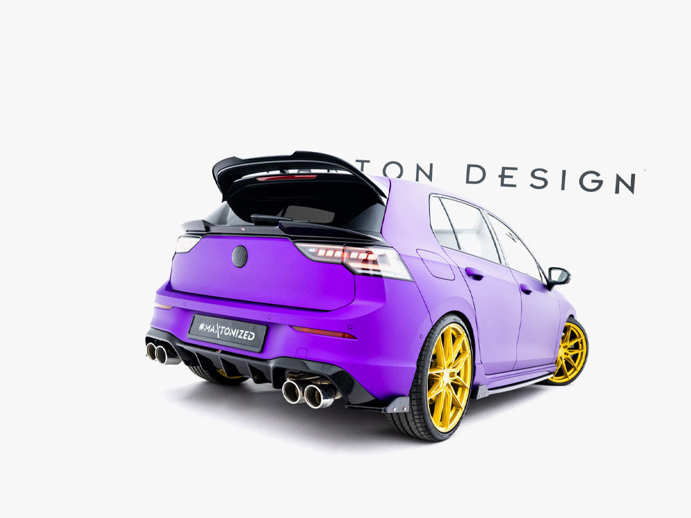 Rear Side Splitters V.5 + Flaps Volkswagen Golf R Mk8 Facelift