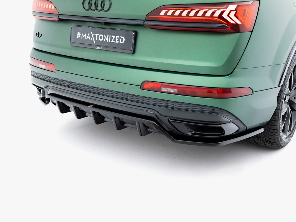 Rear Splitter (Vertical Bars) Audi Q7 S-Line Mk2 Facelift
