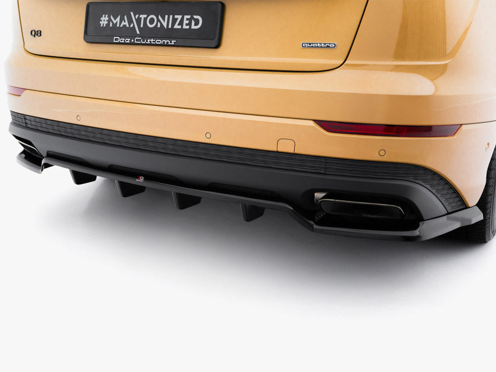 Rear Splitter (Vertical Bars) Audi Q8 Mk1 Facelift
