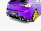 Rear Splitter (Vertical Bars) V.1 Volkswagen Golf R Mk8 / Mk8 Facelift