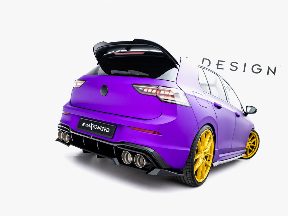 Rear Splitter (Vertical Bars) V.2 Volkswagen Golf R Mk8 / Mk8 Facelift