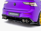 Rear Splitter (Vertical Bars) V.2 Volkswagen Golf R Mk8 / Mk8 Facelift