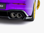 Rear Splitter (Vertical Bars) V.2 Volkswagen Golf R Mk8 / Mk8 Facelift