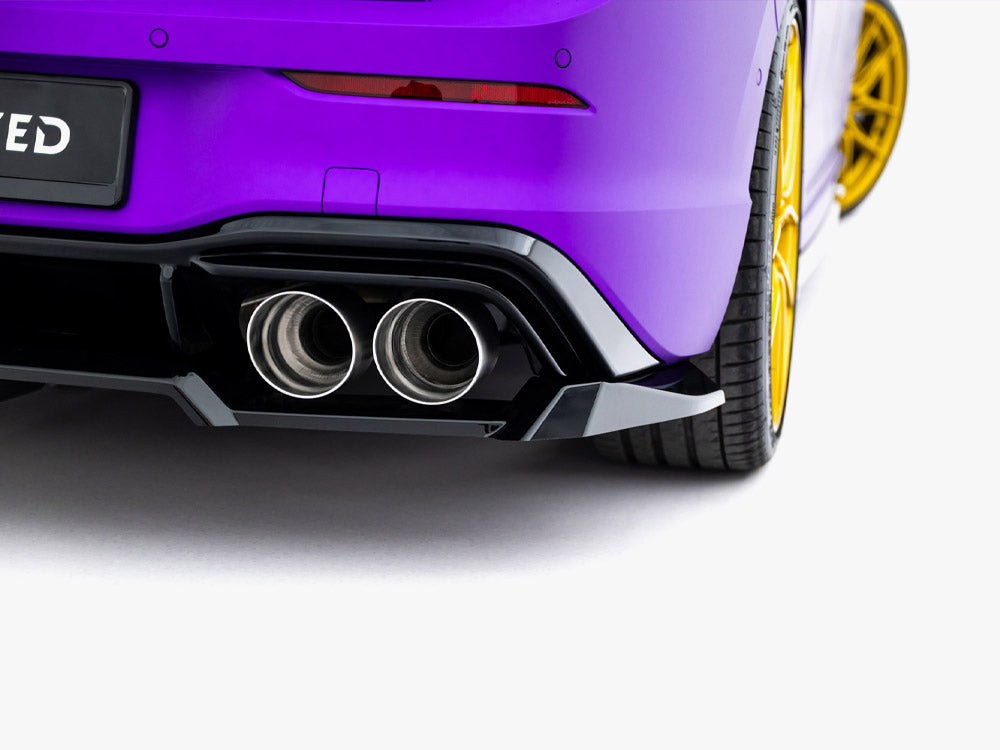 Rear Splitter (Vertical Bars) V.2 Volkswagen Golf R Mk8 / Mk8 Facelift