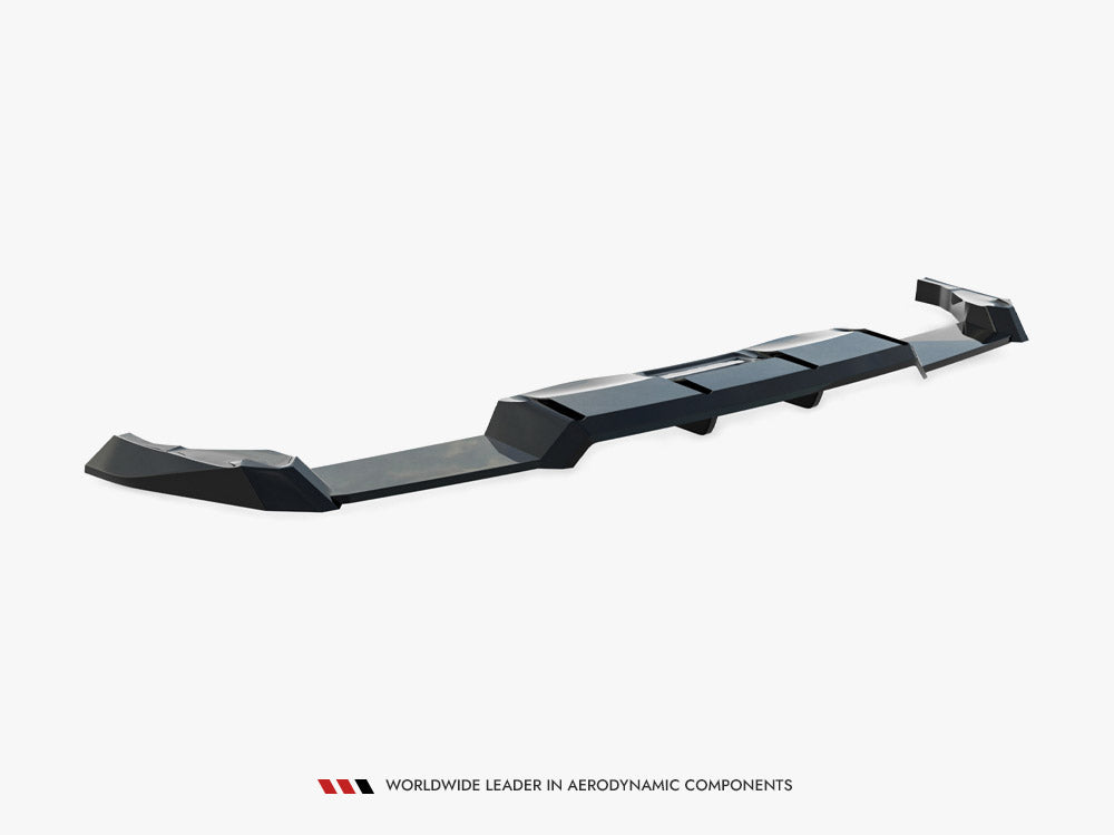 Rear Splitter (Vertical Bars) V.2 Volkswagen Golf R Mk8 / Mk8 Facelift