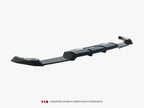 Rear Splitter (Vertical Bars) V.2 Volkswagen Golf R Mk8 / Mk8 Facelift
