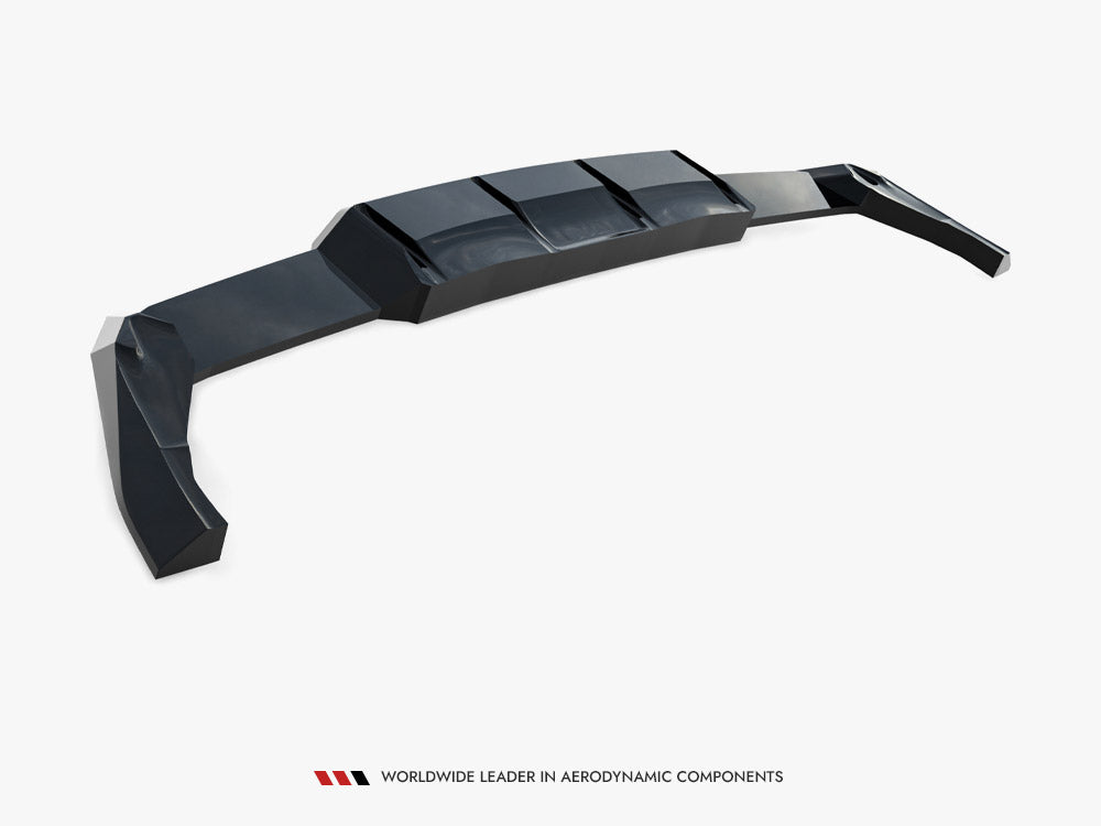 Rear Splitter (Vertical Bars) V.2 Volkswagen Golf R Mk8 / Mk8 Facelift