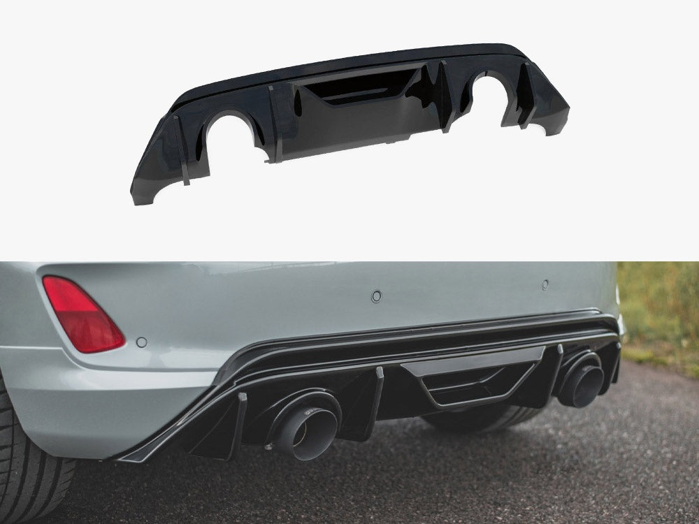 Rear Diffuser + Milltek GPF BACK Exhaust System - Ford Fiesta Mk8 ST &amp; Mk8.5 ST