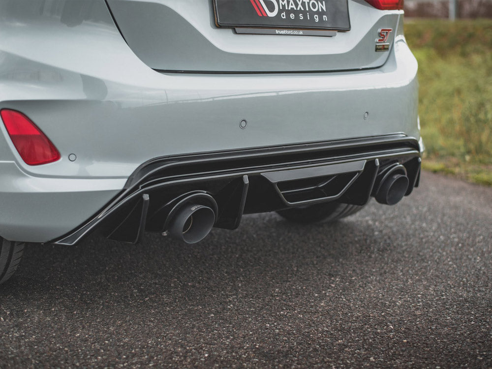 Rear Diffuser + Milltek GPF BACK Exhaust System - Ford Fiesta Mk8 ST &amp; Mk8.5 ST