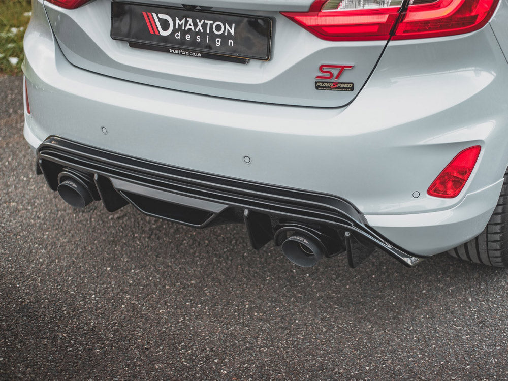 Rear Diffuser + Milltek GPF BACK Exhaust System - Ford Fiesta Mk8 ST &amp; Mk8.5 ST