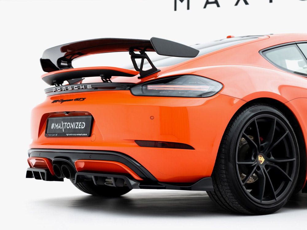 Rear Splitter (Vertical Bars) Porsche 718 Cayman GTS 982c