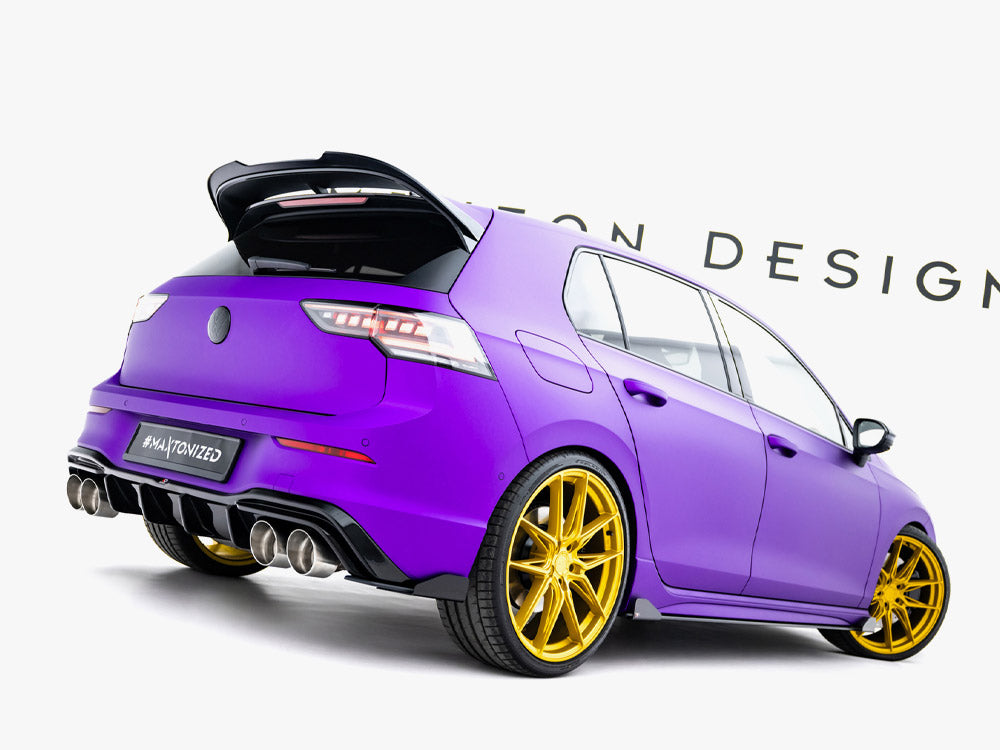 Street PRO Rear Side Splitters V.2 + Flaps Volkswagen Golf R Mk8 / Mk8 Facelift