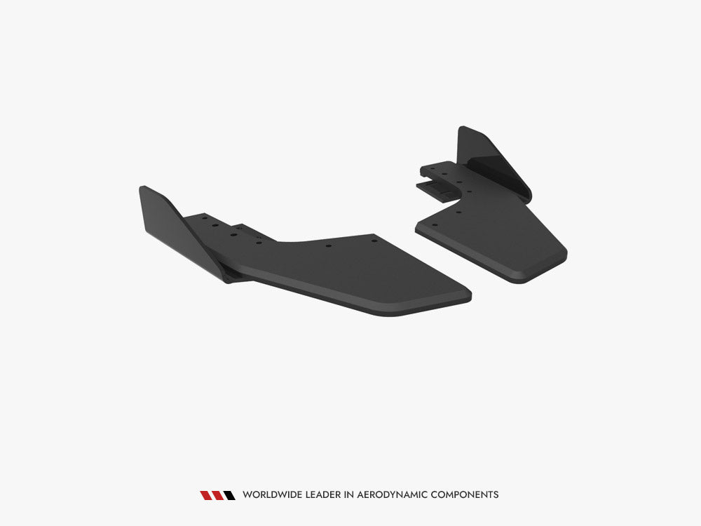Street PRO Rear Side Splitters V.2 + Flaps Volkswagen Golf R Mk8 / Mk8 Facelift