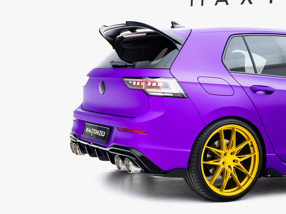 Street PRO Rear Side Splitters V.2 + Flaps Volkswagen Golf R Mk8 / Mk8 Facelift