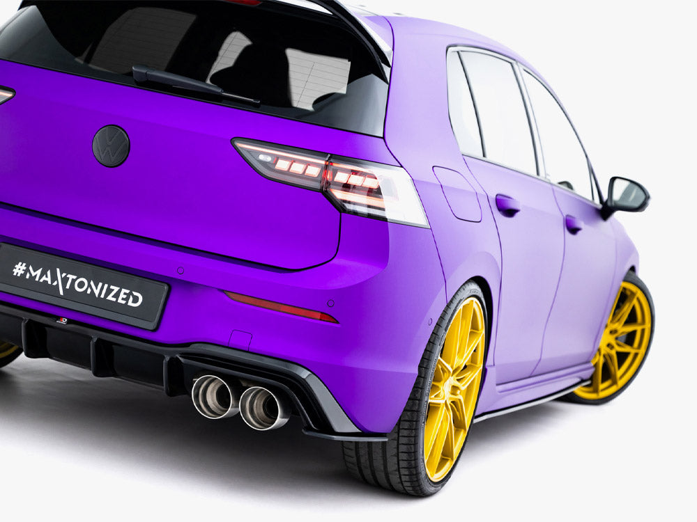 Street PRO Rear Side Splitters V.2 Volkswagen Golf R Mk8 / Mk8 Facelift