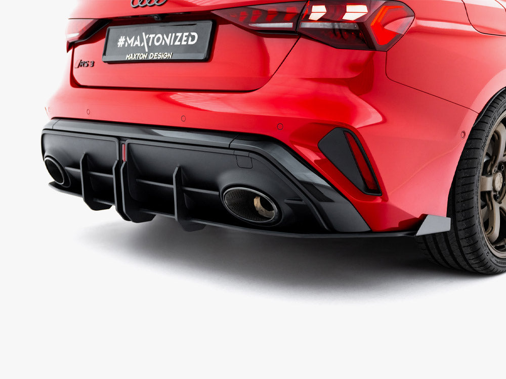 Street PRO Rear Diffuser + Flaps Audi RS3 Sedan 8Y Facelift