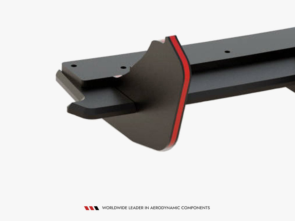 Street PRO Rear Diffuser V.2 Hyundai I30 N Mk3 Hatchback - Black-Red