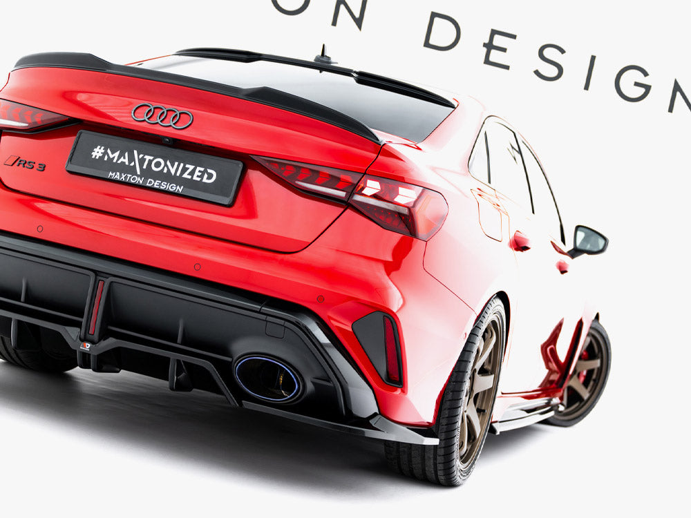Rear Splitter (Vertical Bars) V.1 Audi RS3 Sedan 8Y Facelift