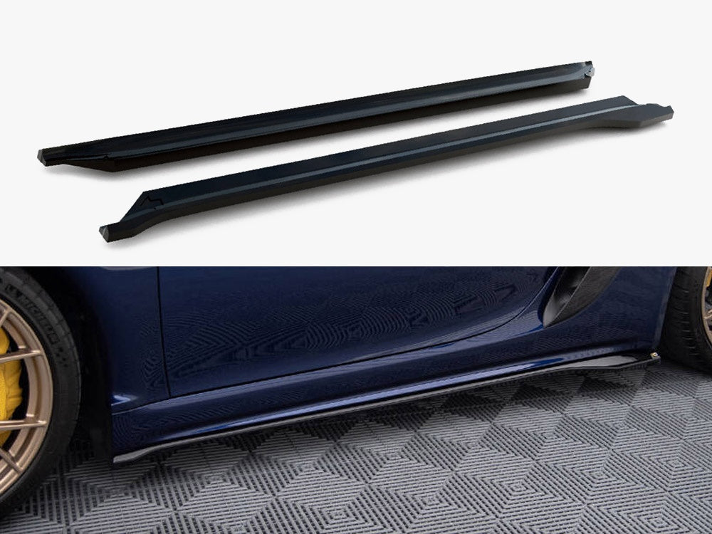 Side Skirts Diffusers Porsche 718 Cayman GT4 RS 982c