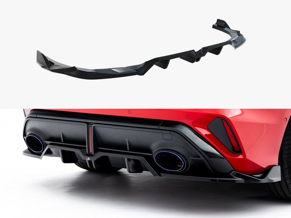 Rear Splitter (Vertical Bars) V.2 Audi RS3 Sedan 8Y Facelift