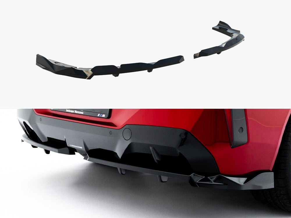 Rear Splitter (Vertical Bars) BMW X3 M-Pack G45