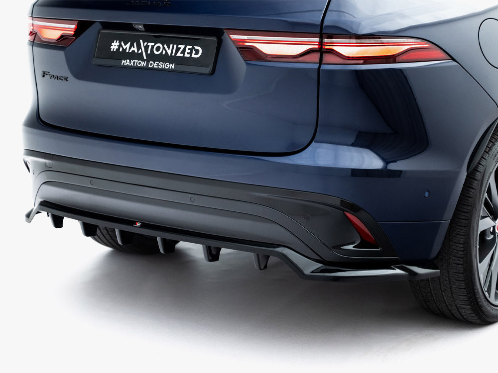 Rear Splitter (Vertical Bars) Jaguar F-Pace R-Sport Mk1 Facelift
