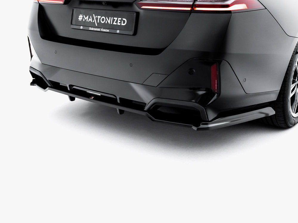 Rear Splitter (with Vertical Bars) V.1 BMW 5 / i5 M-Pack Sedan / Touring G60 / G61