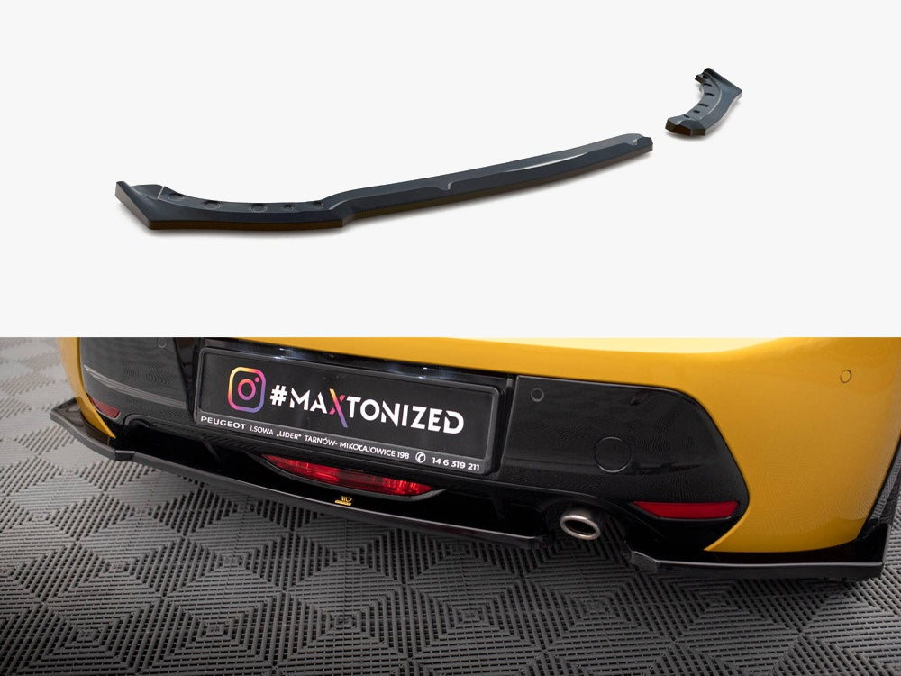 Rear Side Splitters Peugeot 208 GT Mk2