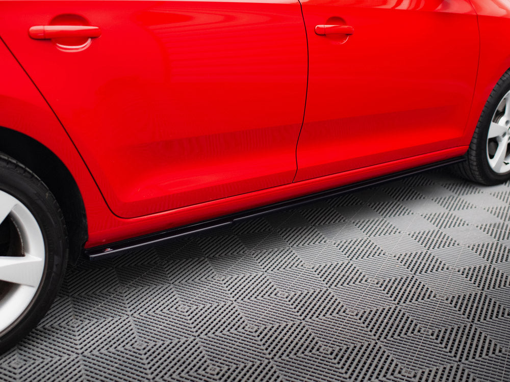 Side Skirt Diffusers Skoda Rapid