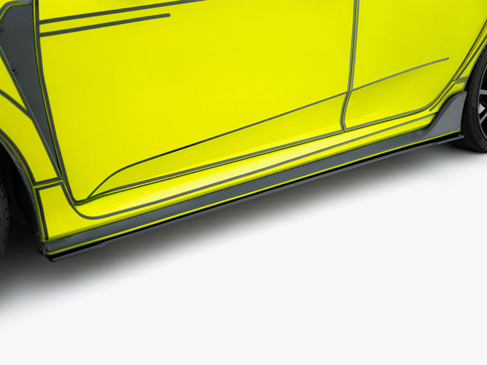 Street PRO Side Skirt Diffusers V.2 Honda Civic Type-R Mk10 / Mk10 Facelift