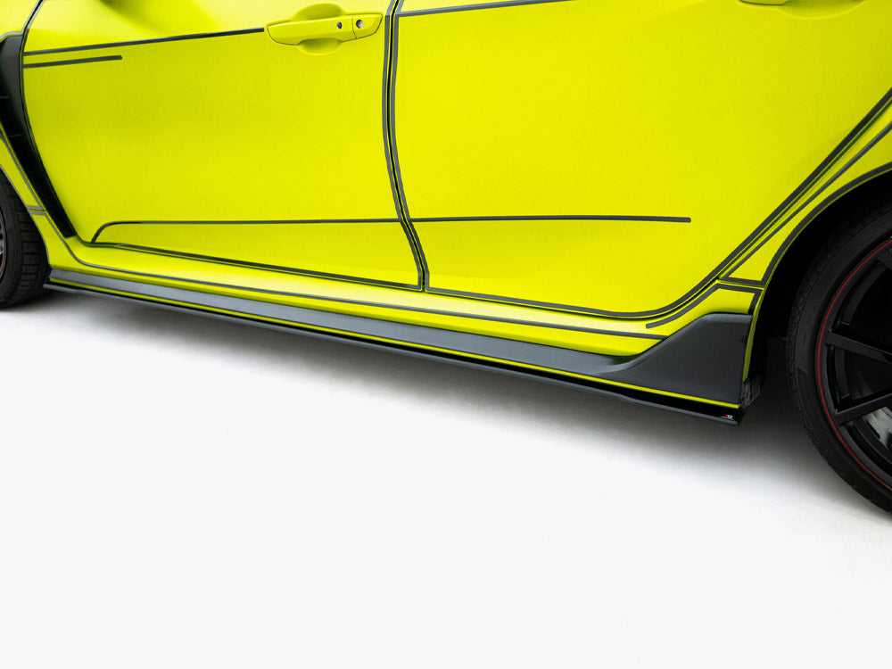 Street PRO Side Skirt Diffusers V.2 Honda Civic Type-R Mk10 / Mk10 Facelift
