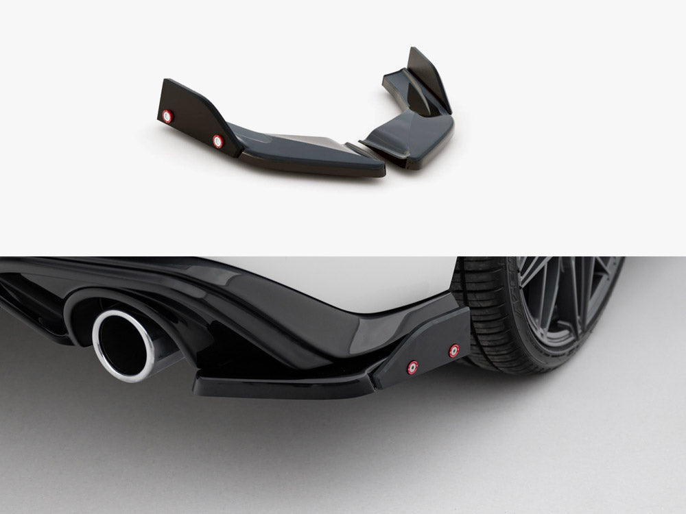 Rear Side Splitters V.4 + Flaps Volkswagen Golf GTI / GTE Mk8