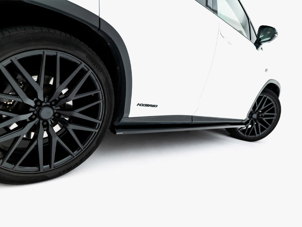 Side Skirts Diffusers Lexus RX F-Sport Mk4 Facelift (version without OEM step rails)