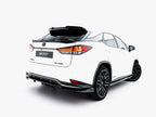 Rear Splitter (Vertical Bars) Lexus RX F-Sport Mk4 Facelift