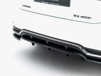 Rear Splitter (Vertical Bars) Lexus RX F-Sport Mk4 Facelift