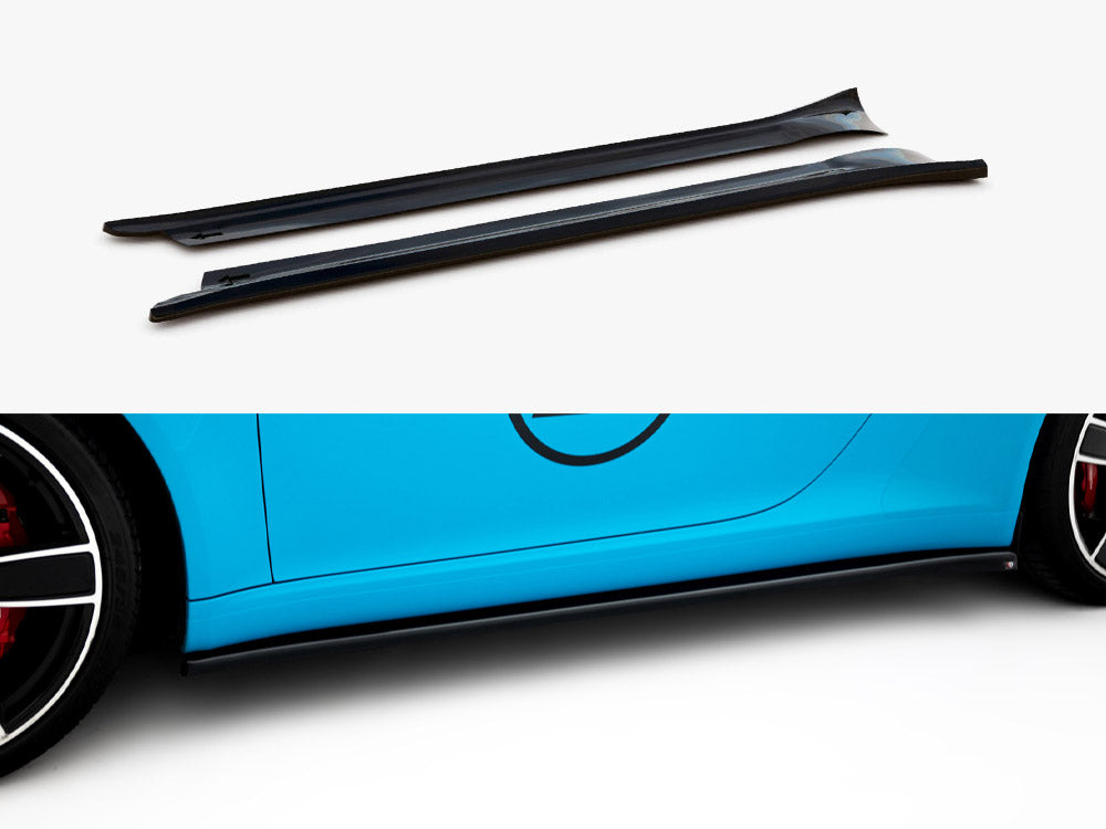 Side Skirt Diffusers Porsche 911 Carrera 991 Facelift
