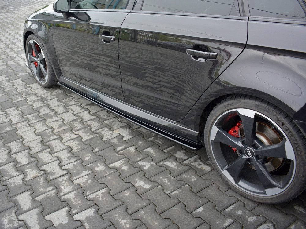 Side Skirt Diffusers Audi RS3 Sportback 8V Facelift
