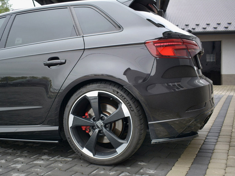 Rear Side Splitters Audi RS3 Sportback 8V Facelift