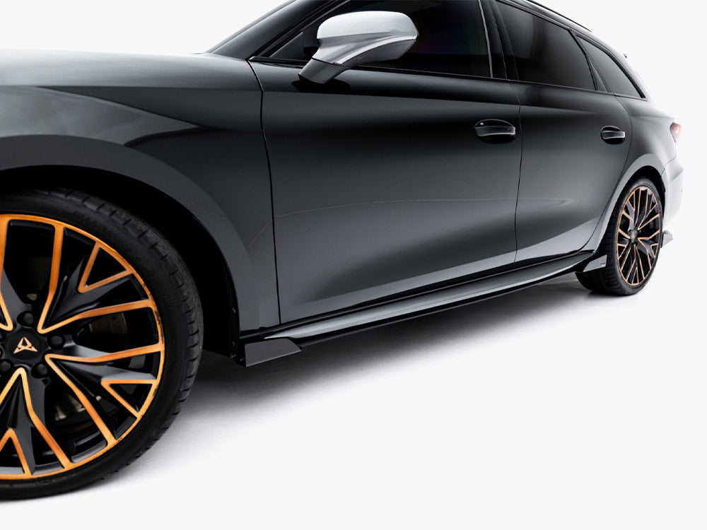 Street PRO Side Skirt Diffusers + Flaps Cupra Leon ST / Hatchback Aero Mk1 / Mk1 Facelift