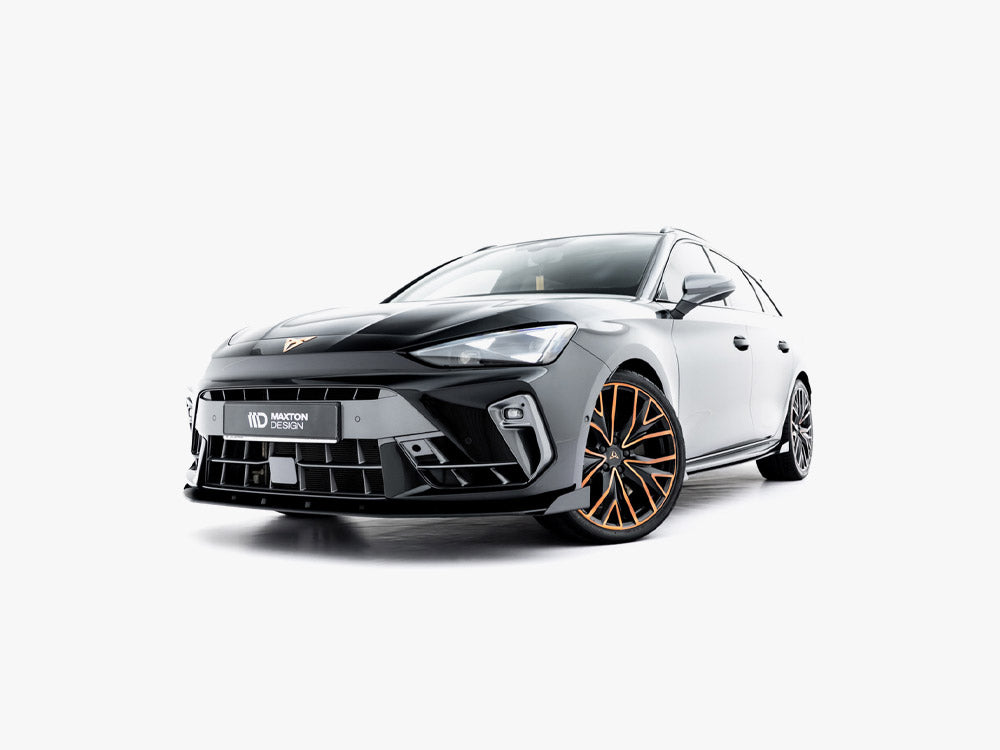 Street PRO Front Splitter + Flaps Cupra Leon ST / Hatchback Mk1 Facelift